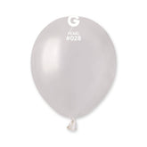 Globo 5” AM50 Perla Met. "Pearl 028" 100uds